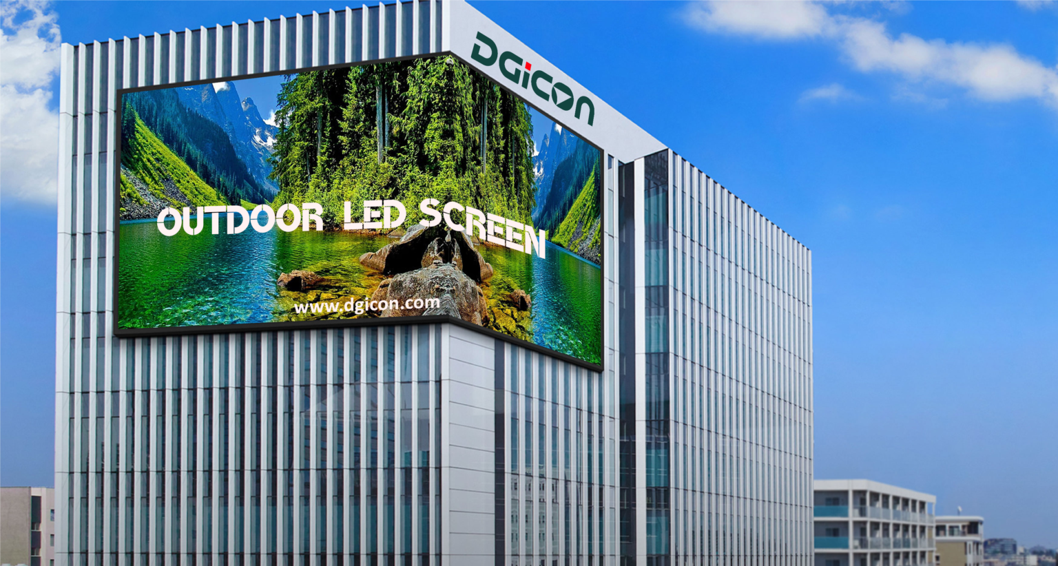 it shows outdoor LED screen