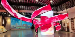 A large creative Advertising LED display or Screens for advertising showcasing vibrant colors.