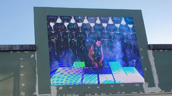 P3.9 outdoor LED screen at Boulevard in Riyadh, Saudi Arabia