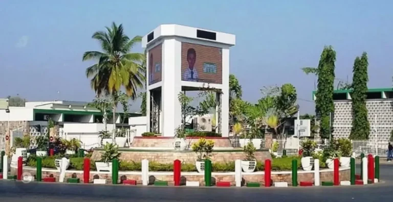 LED south africa installed in road.