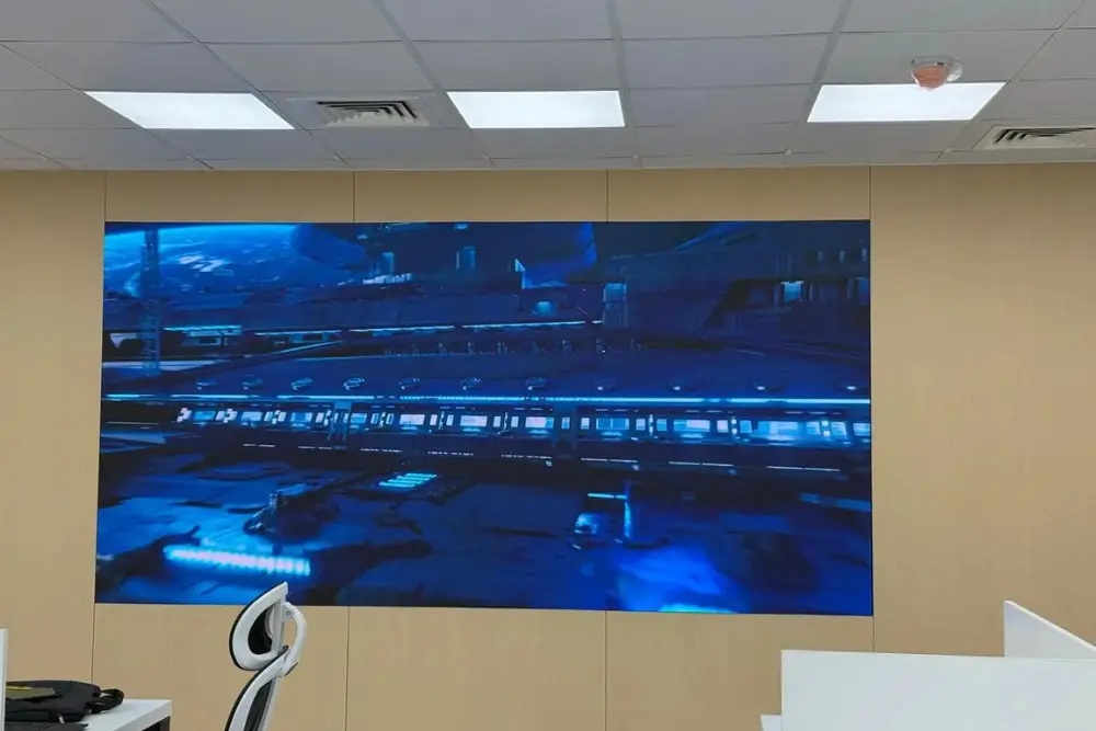 P1.53 indoor LED display in Stevin Rock conference room, Ras Al Khaimah
